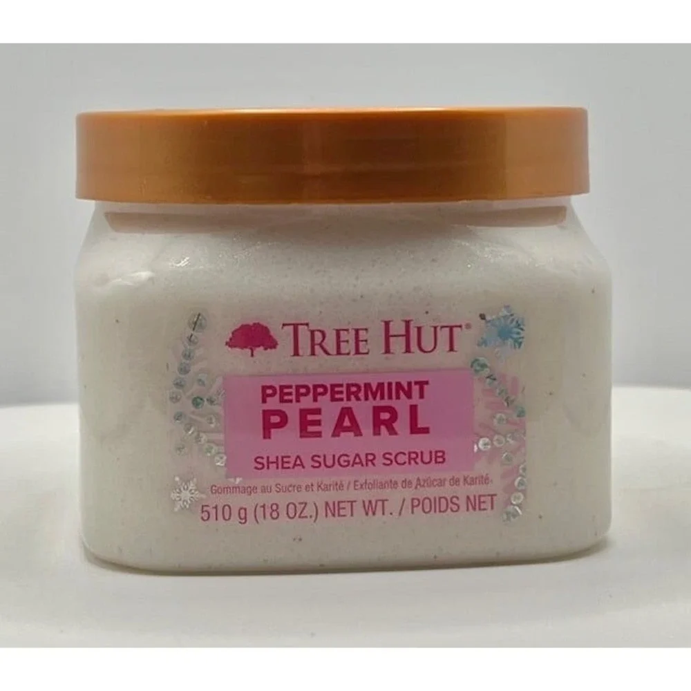 Tree Hut Peppermint Pearl Shea Sugar Scrub‎ ~ (Seasonal) NEW